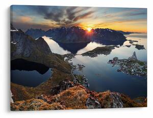 Slika - Planinski pejzaž, Norveška (70x50 cm)