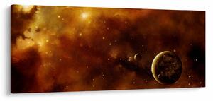 Slika - Planeti s maglicom (120x50 cm)