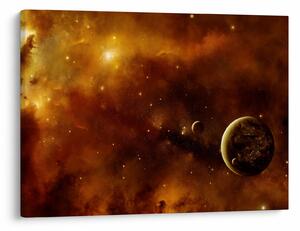 Slika - Planeti s maglicom (70x50 cm)