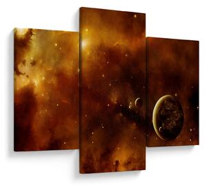 Slika - Planeti s maglicom (90x60 cm)