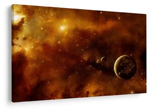 Slika - Planeti s maglicom (90x60 cm)