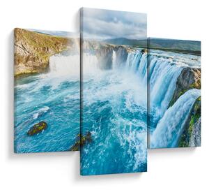 Slika - Vodopad Godafoss (90x60 cm)