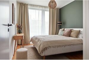 Svijetlo sivi bračni krevet s podnicom i prostorom za pohranu Meise Möbel Lotte, 160 x 200 cm