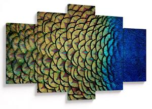 Slika - Paunovo perje (150x105 cm)
