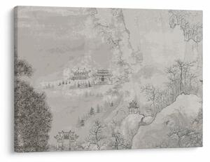 Slika - kineski krajolik (70x50 cm)