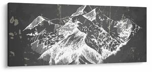Slika - Ilustracija planina (120x50 cm)