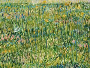 Reprodukcija A Patch of Grass - Vincent van Gogh, (40 x 30 cm)
