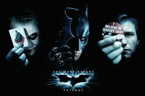 Ilustracija The Dark Knight Trilogy - Trio, (40 x 26.7 cm)