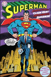 Umjetnički plakat Superman Core - Clark Kent, (26.7 x 40 cm)