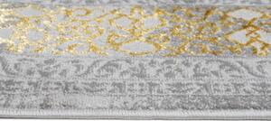 Ekskluzivni sivi tepih sa zlatnim orijentalnim uzorkom Širina: 200 cm | Duljina: 300 cm