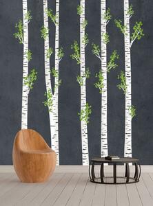 Nevjerojatne zidne naljepnice - breza 215 x 270 cm
