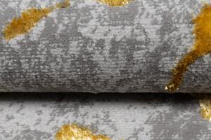 Ekskluzivan moderan sivi tepih sa zlatnim motivom Širina: 80 cm | Duljina: 150 cm