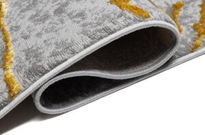 Ekskluzivan moderan sivi tepih sa zlatnim motivom Širina: 200 cm | Duljina: 300 cm