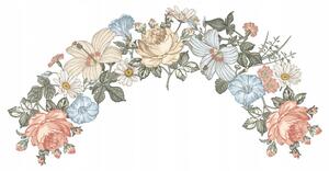 Prekrasna vintage naljepnica - cvijeće