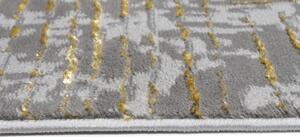 Moderan sivi tepih sa zlatnim motivom Širina: 200 cm | Duljina: 300 cm