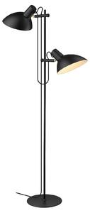 Podne Lampa Halo Design, Crno, Dnevna soba, Metal