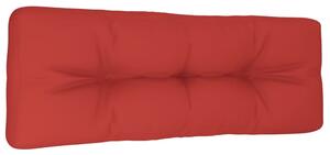 VidaXL Jastuk za palete crveni 120 x 40 x 12 cm od tkanine
