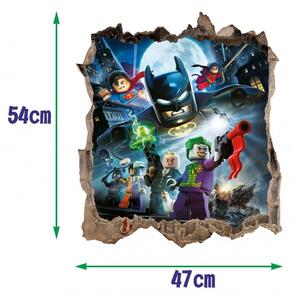 Lego Batman HIT zidna naljepnica 47x54cm