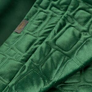 Dizajnerski prekrivač SALVIA made of fine green velvet Širina: 220 cm | Duljina: 240 cm