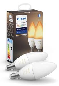 PHILIPS HUE pametna LED žarulja White Ambiance 5.2W B39 E14 (2 kom) 8719514356733
