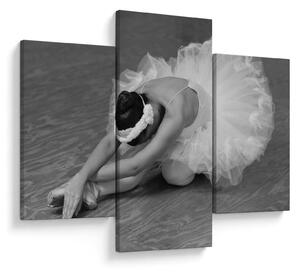 Slika - Balerina, crno-bijela (90x60 cm)