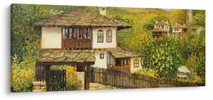 Slika - Vikendice ljeti (120x50 cm)