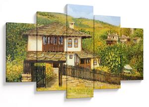 Slika - Vikendice ljeti (150x105 cm)