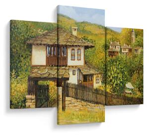 Slika - Vikendice ljeti (90x60 cm)