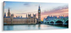 Slika - London u pastelnim bojama (120x50 cm)
