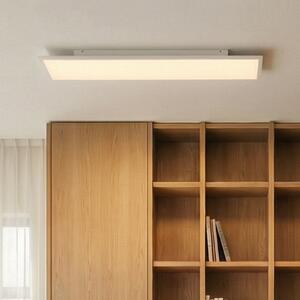 Arcchio LED panel Arthur, 120 x 30 cm, srebrni, 4000 K, Bijela, Dnevni boravak/blagovaonica, Plastika