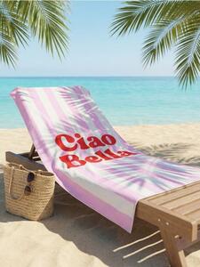 Sinsay - Prugasti ručnik s natpisom „Ciao Bella“