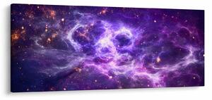 Slika - Ljubičasti svemir (120x50 cm)