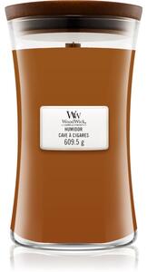 Woodwick Humidor mirisna svijeća s drvenim fitiljem 609,5 g