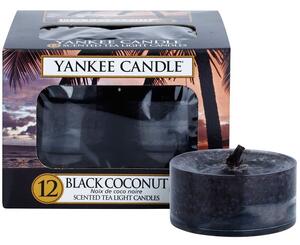 Yankee Candle Black Coconut čajna svijeća 12 x 9.8 g