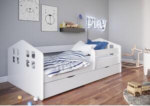 Dječji krevet Bibi - bijeli 160x80 cm krevet bez prostora za skladištenje