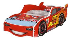 Dětská postel Ourbaby Zygzak McQueen crvena crna 160x80 cm