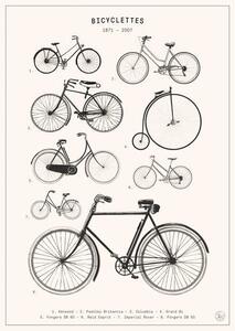 Bodart, Florent - Reprodukcija umjetnosti Bicyclettes, (30 x 40 cm)
