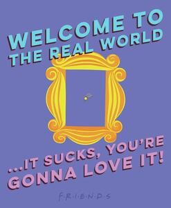 Ilustracija Prijatelji - Welcome to the real world