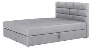 Zondo Bračni krevet Boxspring 140x200 cm Waller (s podnicom i madracem) (siva). 1007722