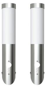 VidaXL Dvije zidne lampe sa senzorom pokreta 6 x 36 cm