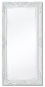 VidaXL Zidno ogledalo u baroknom stilu 100 x 50 cm bijelo