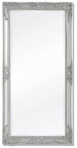VidaXL Zidno Ogledalo Barokni stil 120x60 cm Srebrna boja