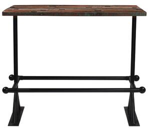 VidaXL Barski stol od masivnog obnovljenog drva 150 x 70 x 107 cm višebojni