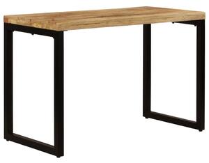 VidaXL Blagovaonski stol 115 x 55 x 76 cm masivno drvo manga i čelik