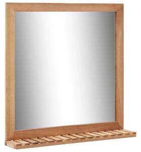 VidaXL Kupaonsko ogledalo od masivne orahovine 60 x 12 x 62 cm
