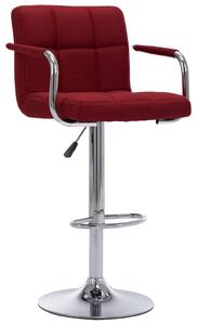 VidaXL Barska stolica od tkanine boja vina