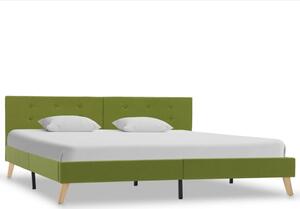VidaXL Okvir za krevet od tkanine zeleni 180 x 200 cm
