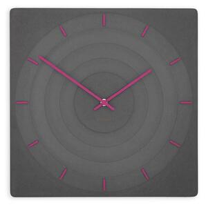 Zidni sat Luxhora Arenora Black 9 boja kazaljki