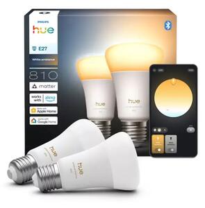 PHILIPS HUE pametna LED žarulja White Ambiance 810 A60 E27 (2 kom) 8720169364004