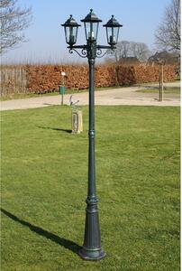 VidaXL Vrtna stupna svjetiljka 215 cm